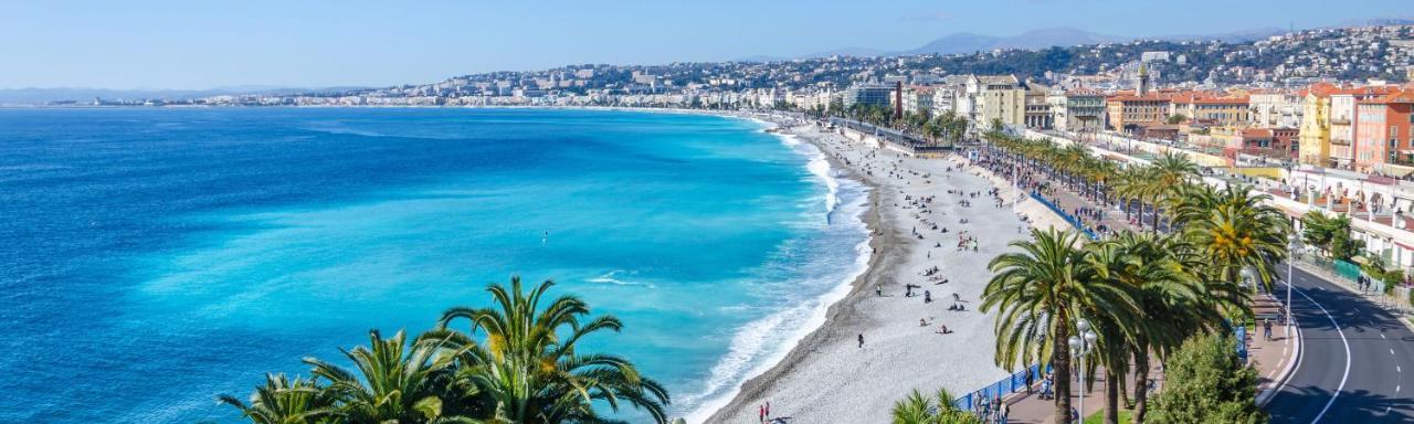 Nice Beau 2 Pieces Atypique-Original 200 M Mer, Promenade Des Anglais, Negresco Bagian luar foto