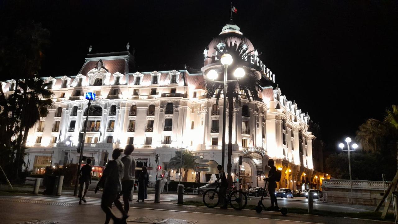 Nice Beau 2 Pieces Atypique-Original 200 M Mer, Promenade Des Anglais, Negresco Bagian luar foto